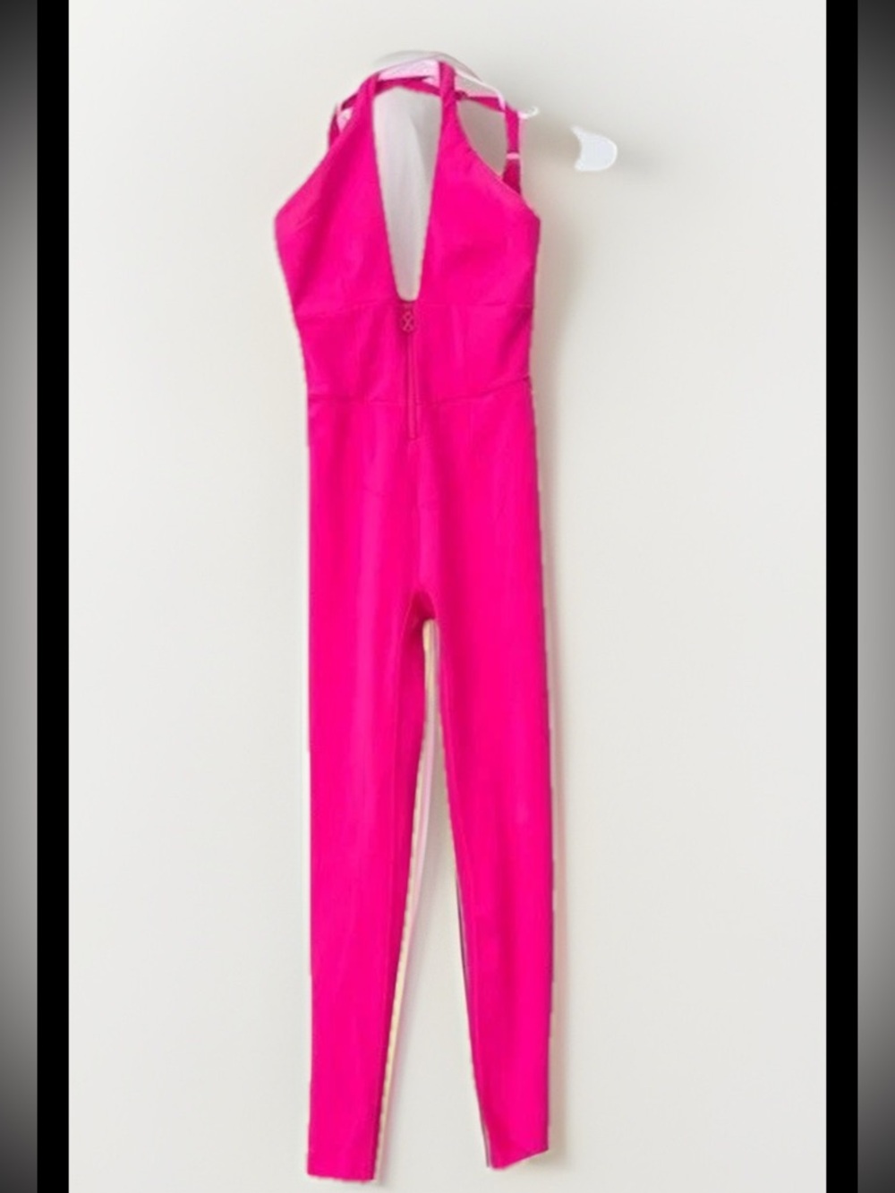 Savage X Fenty Pink Halter Catsuit Jumpsuit Bodysuit One Piece Women Size S
